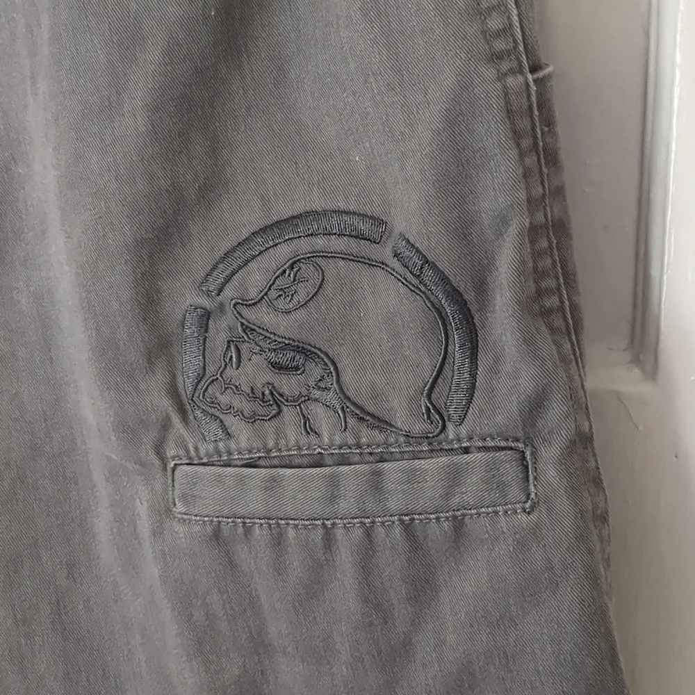 Metal Mulisha MMA Skull Chino‎ Shorts Sz 36 Gray 35